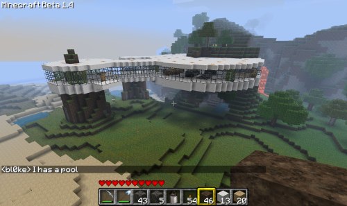minecraft awesome home house